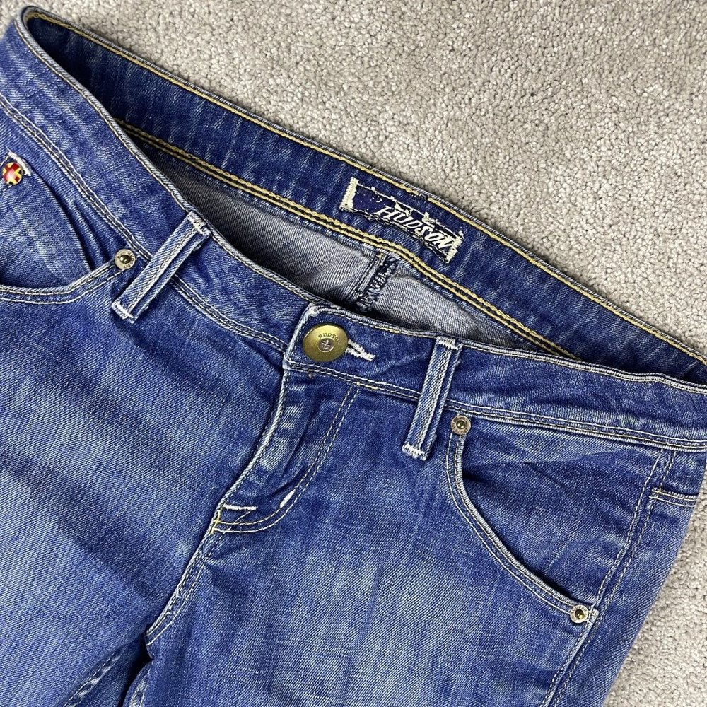 Hudson Signature Bootcut Jeans Women's Size 27 Flap Pocket Stretch Denim
